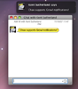 Receive Growl notifications of iChat events.